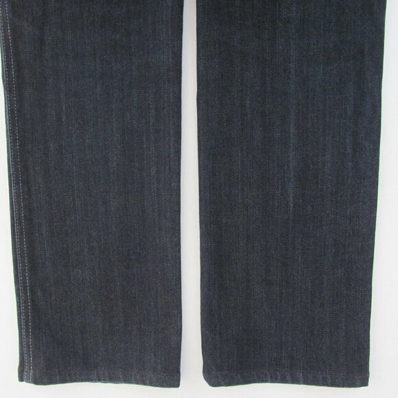 7 for all Mankind Jeans Womens Size 29 (31 x 29) Kate Straight Leg Dark Wash EUC - Picture 6 of 8